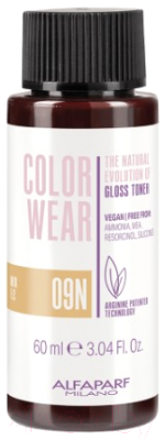 Крем-краска для волос Alfaparf Milano Color Wear Gloss Toner 09N (60мл, Soft Very Light Natural Blonde)