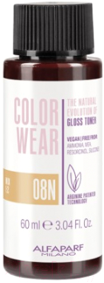 Крем-краска для волос Alfaparf Milano Color Wear Gloss Toner 08N (60мл, Soft Light Natural Blonde)