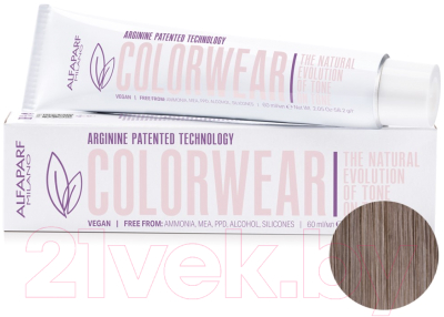 Крем-краска для волос Alfaparf Milano Color Wear 2020 Краситель тон-в-тон 7.12  (60мл, Medium Ash Violet Blonde)