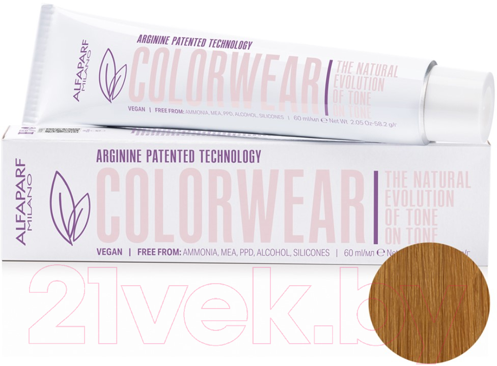 Крем-краска для волос Alfaparf Milano Color Wear 2020 Краситель тон-в-тон 9.3 (60мл, Very Light Golden Blonde )