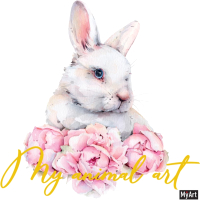 

Скетчбук Проф-Пресс, My Animal Art. Кролик