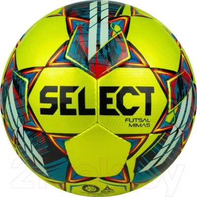 Мяч для футзала Select Futsal Mimas v22 FIBA Basic / 1053460550 (желтый)