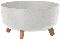 

Кашпо Prosperplast, Flower Pot Gracia LOW Eco wood / DGRL400LW-S449W