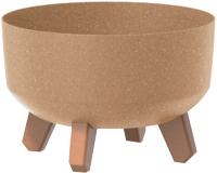 

Кашпо Prosperplast, Flower Pot Gracia LOW Eco wood / DGRL240LW-4665W