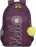 Школьный рюкзак Grizzly RG-361-3 (фиолетовый) - 