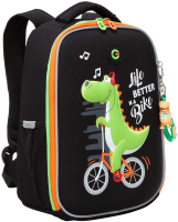 Школьный рюкзак Grizzly RAw-397-7 (черный) - 
