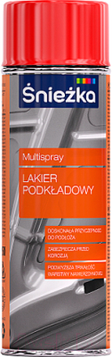 Лак универсальный Sniezka Multispray Грунтовочный (400мл, серый)