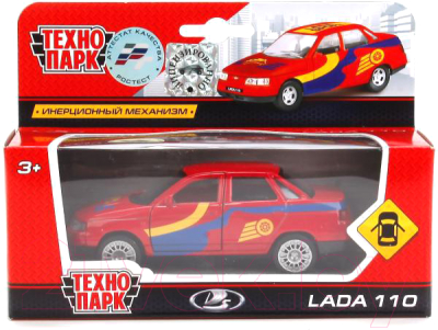 Автомобиль игрушечный Технопарк Lada 110 Спорт / SB-16-44-S-WB