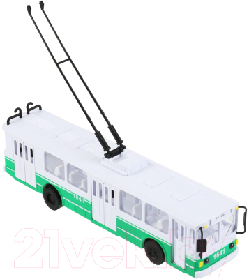 Троллейбус игрушечный Технопарк SB-14-02-GN-OB