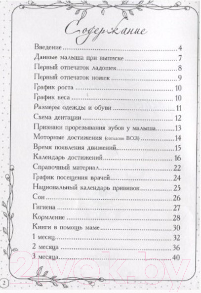 Записная книжка Проф-Пресс Дневик первых лет жизни малыша. Наш сыночек / 4620129776356 — фото 6