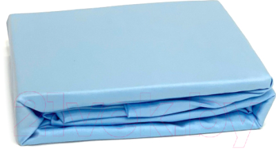 Простыня с наволочками Karven На резинке 100x200x33 / P 898 (голубой V1)