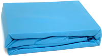 Простыня с наволочками Karven На резинке 100x200x33 / P 898 (голубой V2) - 