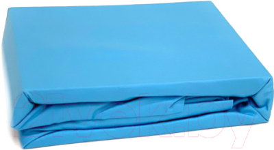 Простыня с наволочками Karven На резинке 100x200x33 / P 898 (голубой V2)