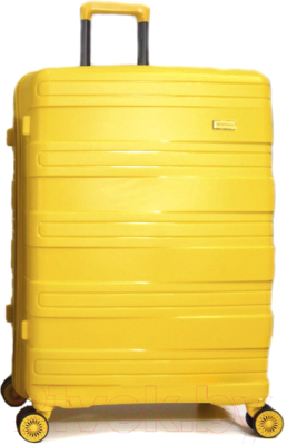 Чемодан на колесах Mironpan 11271 (M, желтый)