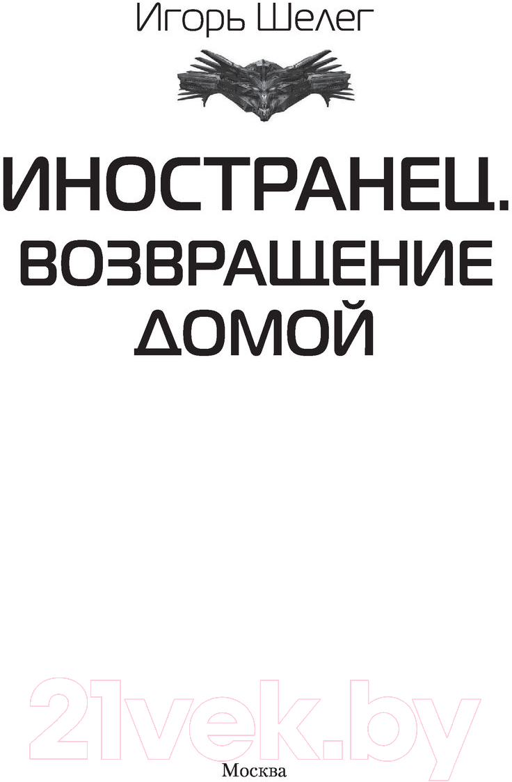 Художественная книга АСТ Иностранец. Возвращение домой (Шелег И.В.) — фото 3