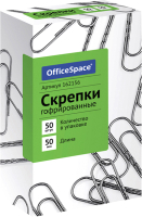 Скрепки OfficeSpace 162156 (50шт) - 