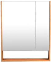 Шкаф с зеркалом для ванной Viant Мальта 60 / VMAL60-ZSH - 