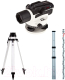 Оптический нивелир ADA Instruments Ruber-X32 + Рейка STAFF 3 + Штатив на клипсах Light / А00121К1 - 