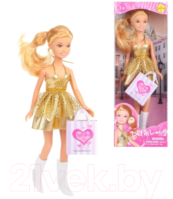 Кукла с аксессуарами Defa Luсy Модница / 8220 (желтый)