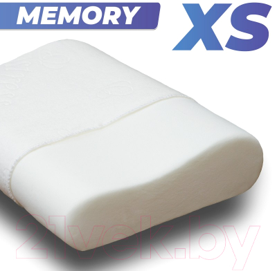 Ортопедическая подушка Фабрика сна Memory-2 XS (37x26x6/8)