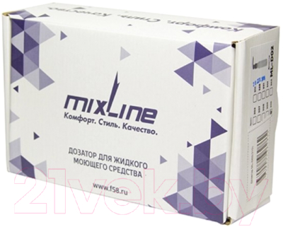 Дозатор встраиваемый в мойку Mixline ML-D01 541468 (черный)
