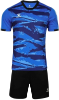 Футбольная форма Kelme Short Sleeve Football Suit / 8151ZB1003-481 (L, голубой) - 