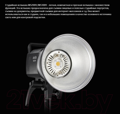 Вспышка студийная Godox MS200V / 29930