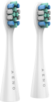 Набор насадок для зубной щетки Aeno ADBTH7-8 (2шт, белый) - 
