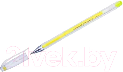 Ручка гелевая CrowN Hi-Jell Color / HJR-500HB (желтый)