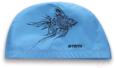 Шапочка для плавания Atemi PU 302 (голубой)