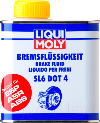 Тормозная жидкость Liqui Moly Bremsflussigkeit SL6 DOT4 / 3086 (0.5л)