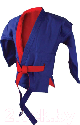 Куртка для самбо Atemi AX55 (р.54/185, красный/синий)