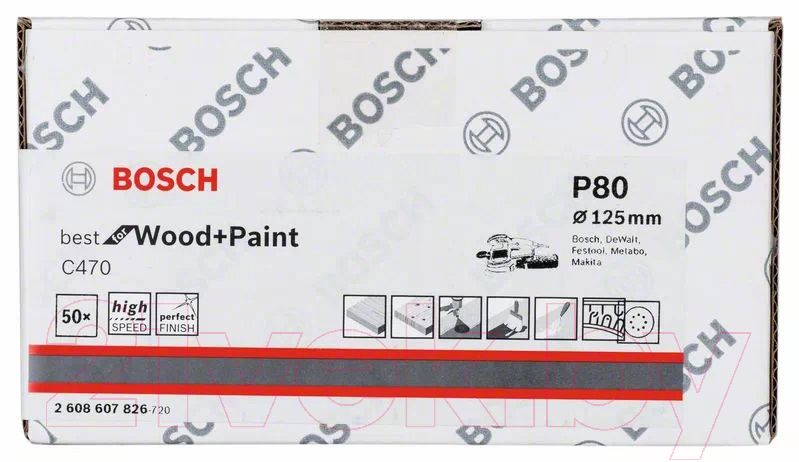 Набор шлифлистов Bosch 2.608.607.826