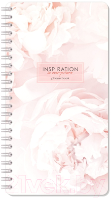 Телефонная книга OfficeSpace Цветы. For inspiration / Тк80г_48566 (80л)