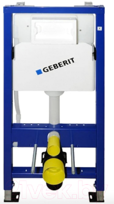 Изображение товара Инсталляция для унитаза Geberit 458.103.00.1+115.119.DW.1 (с кнопкой смыва)