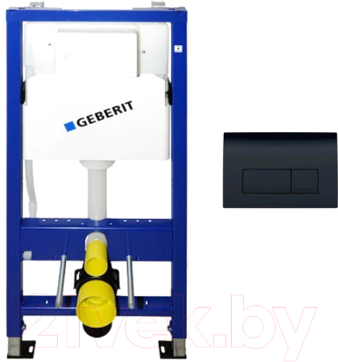 Изображение товара Инсталляция для унитаза Geberit 458.103.00.1+115.119.DW.1 (с кнопкой смыва)