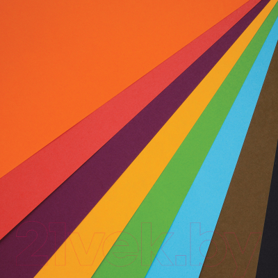 Изображение товара Набор цветной бумаги Мульти-пульти Приключения Енота / БЦт8-8_18052 (8цв)