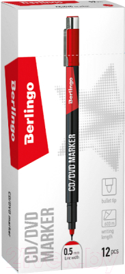 Маркер перманентный Berlingo Multiline PE50 / PM6432 (красный)