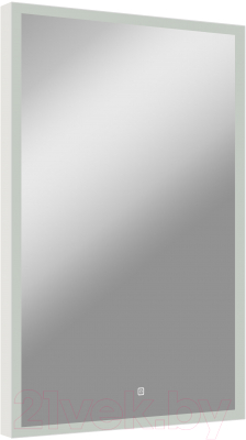 Зеркало Континент Frame White Led 80x100
