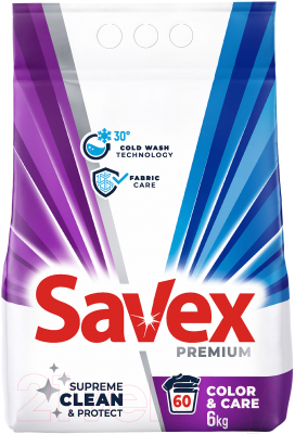 Стиральный порошок Savex Color&Care Automat (6кг)