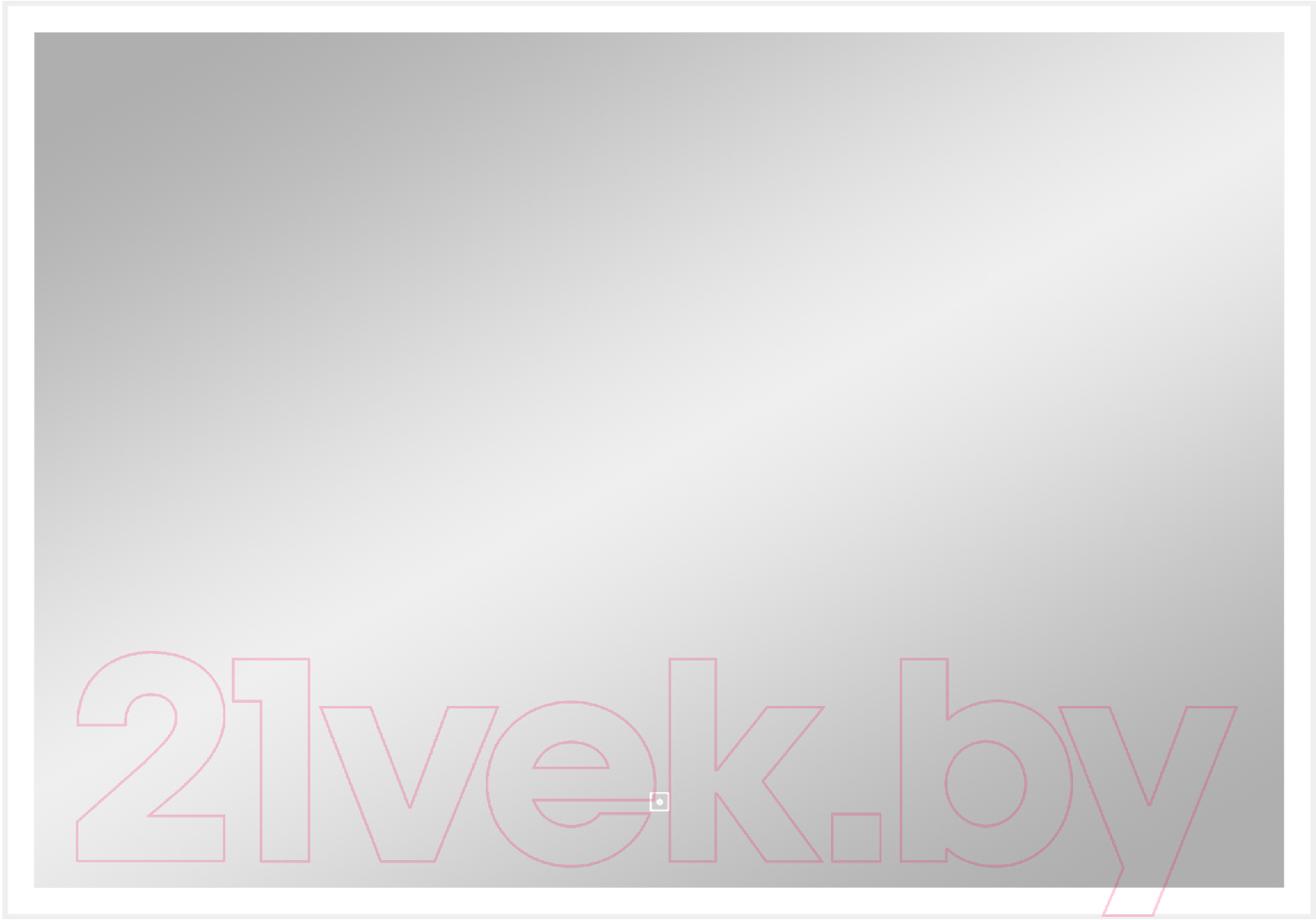 Зеркало Континент Frame White Led 80x60 — фото 3