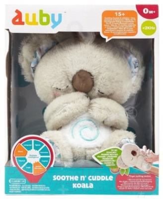 Интерактивная игрушка Auby Коала для засыпания / 40740