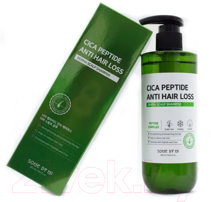 Шампунь для волос Some By Mi Cica Peptide Anti Hair Loss Derma Scalp Shampoo