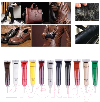 Жидкая кожа Eidechse Для ремонта кожаных изделий (20мл, темно-коричневый)