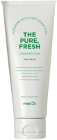 Пенка для умывания Med B The Pure Fresh Cleansing Foam Cica Clay (180мл) - 