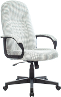 Кресло офисное Бюрократ T-898AXSN (серый Morris-1 гусиная лапка/пластик черный) - 