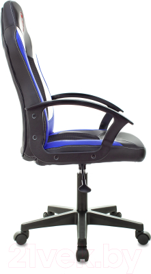 Кресло геймерское Бюрократ Zombie 11LT (черный/синий)