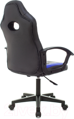 Кресло геймерское Бюрократ Zombie 11LT (черный/синий)