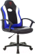 Кресло геймерское Бюрократ Zombie 11LT (черный/синий) - 