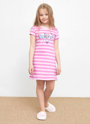 Сорочка детская Mark Formelle 577713 (р.110-56, розовая полоска)